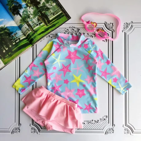 Đồ bơi bé gái sao biển