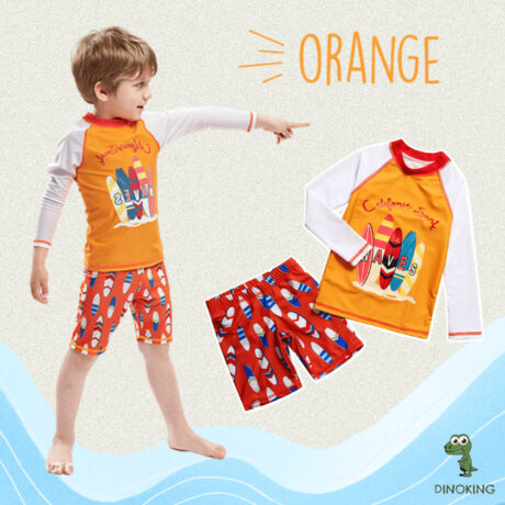 Đồ Bơi Trẻ Em - Hình Ván Lướt Sóng - Cam