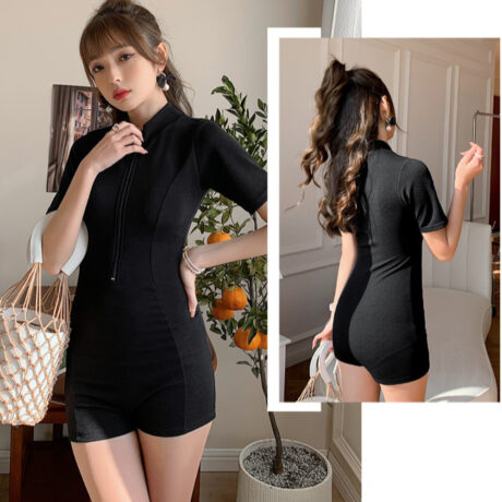 Đồ bơi nữ liền thân đen quyến rũ