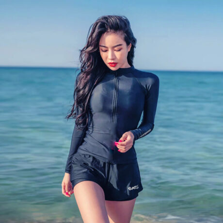 Đồ bơi nữ dài tay ôm bó #1020