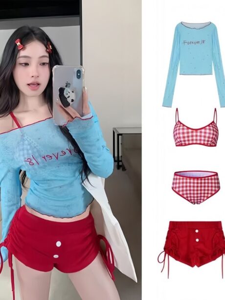 Set đồ bơi nữ trẻ trung cá tính nhiều món #9868