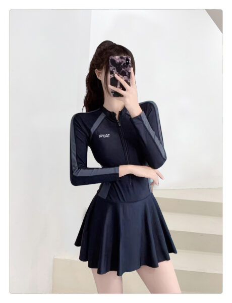 Đồ bơi nữ, váy bơi siêu đáng yêu free size 40-75kg #12005 #107033